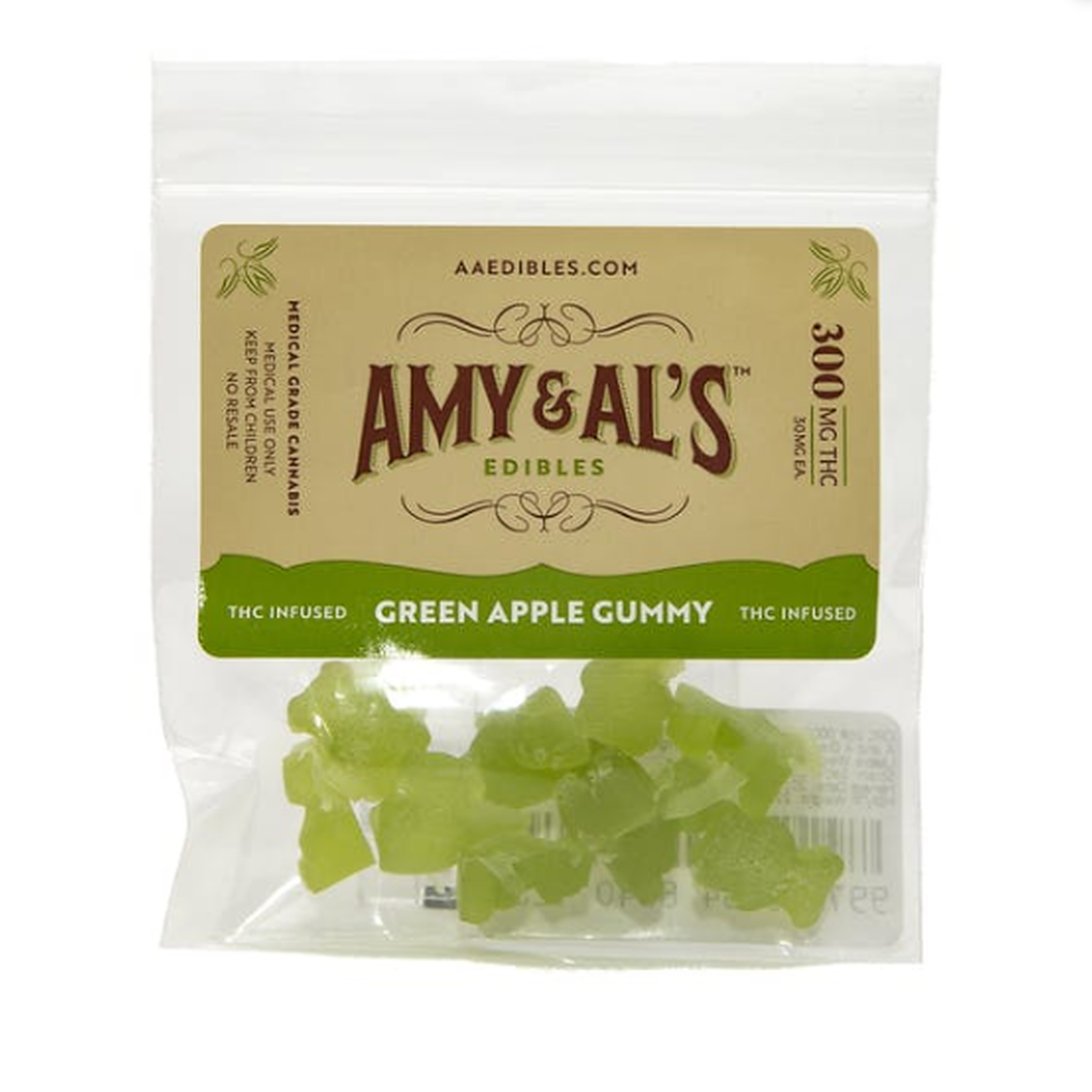 Green Apple Gummies 300mg Leafly